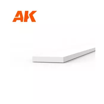 Полоса стирола - 0,5 х 3 х 350 мм., High Quality Modeling Styrene