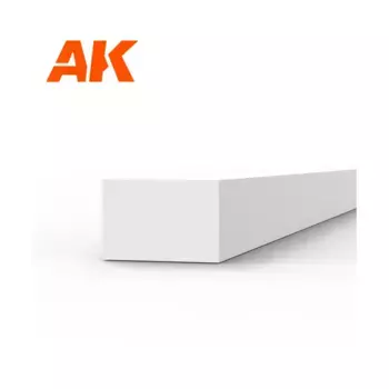 Полоса стирола - 2 х 3 х 350 мм, High Quality Modeling Styrene