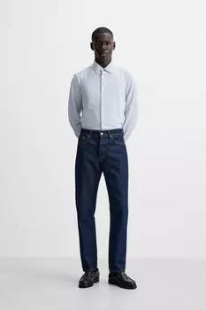 Полосатая эластичная рубашка ZARA, цвет stripes