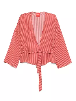 Полосатая блузка Merci, красный