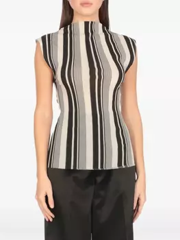 Полосатая блузка Philosophy Di Lorenzo Serafini, белый