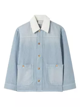 Полосатая джинсовая куртка Claudie Pierlot, синий