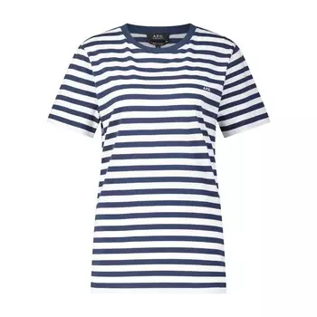 Полосатая футболка A.P.C., синий