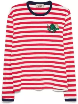 Полосатая футболка Alessandro enriquez, белый