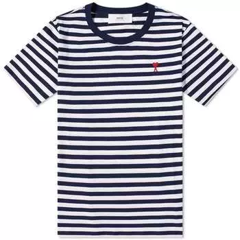 Полосатая футболка AMI Paris ADC