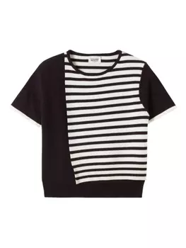 Полосатая футболка Claudie Pierlot, черный
