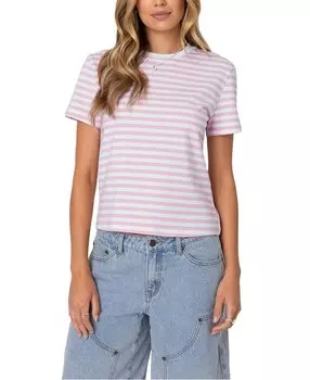 Полосатая футболка Edikted Callahan, мультиколор