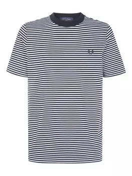 Полосатая футболка Fred Perry, синий