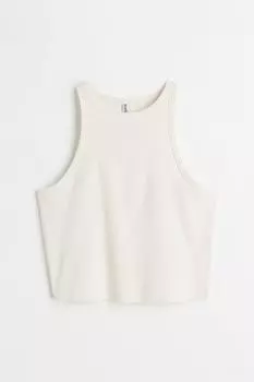 Полосатая футболка H&amp;M+, белый