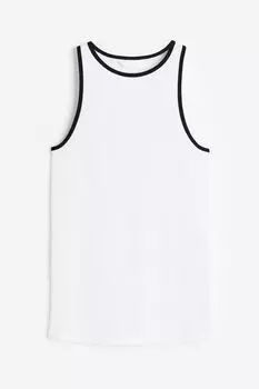 Полосатая футболка H&amp;M, белый