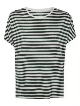 Полосатая футболка Majestic Filatures, черный