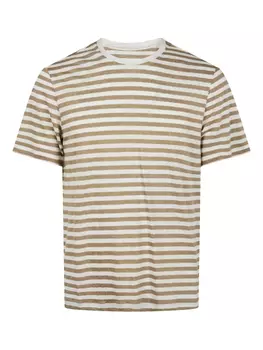 Полосатая футболка Majestic Filatures, нейтральный