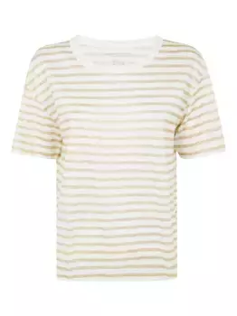 Полосатая футболка Majestic Filatures, золотой