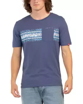 Полосатая футболка Mesa Quiksilver, синий