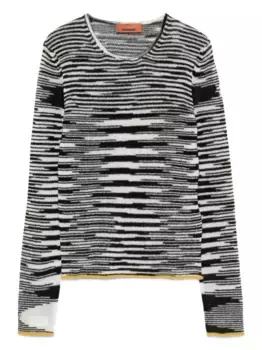 Полосатая футболка Missoni, черный