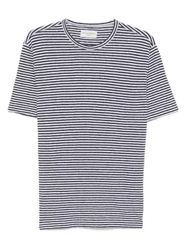 Полосатая футболка Officine Generale, синий