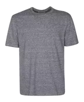 Полосатая футболка Officine Gnrale, серый