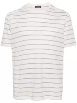 Полосатая футболка Paul & Shark, серый