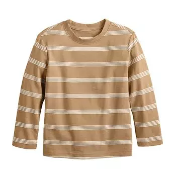 Полосатая футболка с длинными рукавами Jumping Beans для малышей и малышей Jumping Beans Jumping Beans