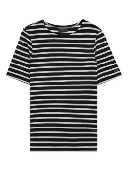 Полосатая футболка Saint James, черный