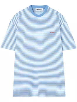 Полосатая футболка Sunnei, синий