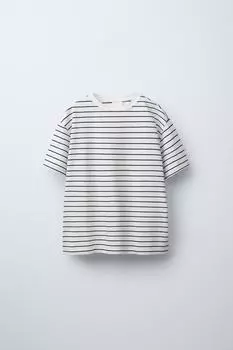 Полосатая футболка ZARA, цвет Stripes