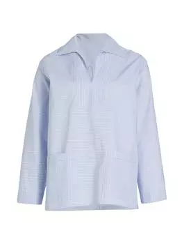 Полосатая хлопковая блузка Gul Fortela