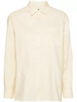 Полосатая хлопковая рубашка APC, желтый