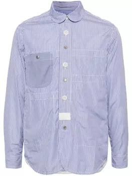 Полосатая хлопковая рубашка Junya Watanabe, белый