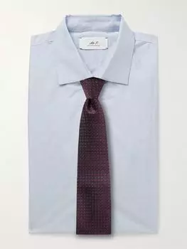 Полосатая хлопковая рубашка MR P., синий