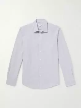 Полосатая хлопковая рубашка Оксфорд SUNSPEL, синий