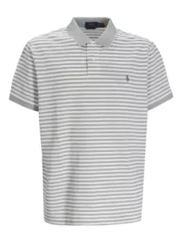 Полосатая хлопковая рубашка-поло POLO RALPH LAUREN, зеленый