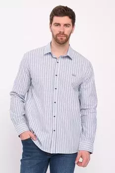 Полосатая хлопковая рубашка Timeout, белый