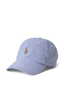 Полосатая кепка Polo Ralph Lauren, синий