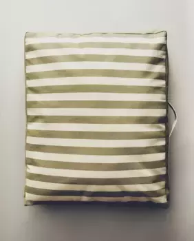 Полосатая кровать для домашних животных xl Zara Home, зеленый