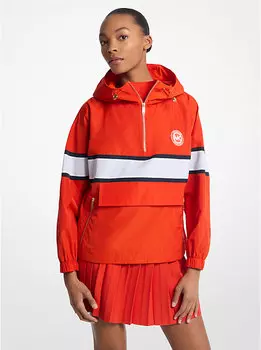 Полосатая куртка cir с полумолнией Michael Kors, красный