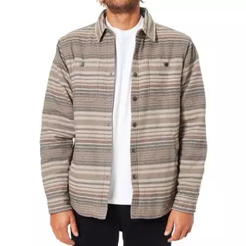 Полосатая куртка Harold Katin, цвет gravel