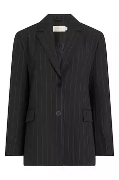 Полосатая куртка с карманами с клапанами CALVIN KLEIN JEANS, черный