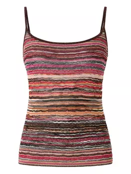 Полосатая майка Missoni, черный