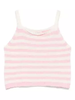 Полосатая майка Zhoe & Tobiah, розовый