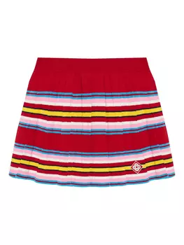 Полосатая мини-юбка Casablanca, красный
