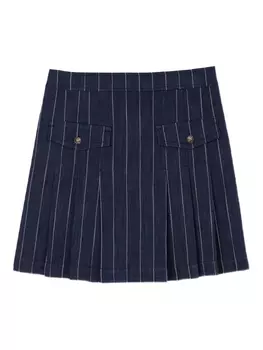 Полосатая мини-юбка SANDRO, синий