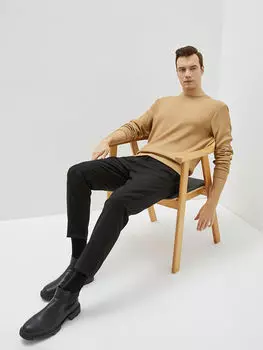 Полосатая мужская толстовка с круглым вырезом и длинными рукавами LCWAIKIKI Classic