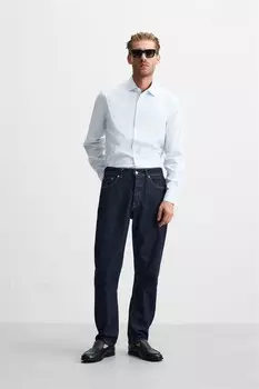 Полосатая оксфордовая рубашка ZARA, цвет stripes