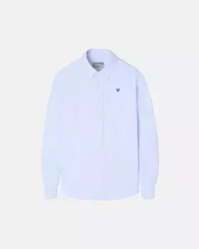 Полосатая оксфордская рубашка для мальчиков Silbon, синий