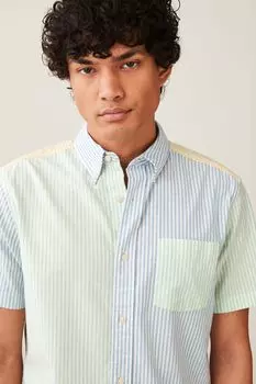 Полосатая оксфордская рубашка с длинными рукавами Next