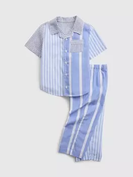 Полосатая пижама Gap, синий
