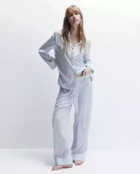 Полосатая пижама Sfera, голубой