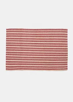 Полосатая подставка для завтрака Croff, красный