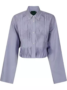 Полосатая поплиновая рубашка Jejia, белый